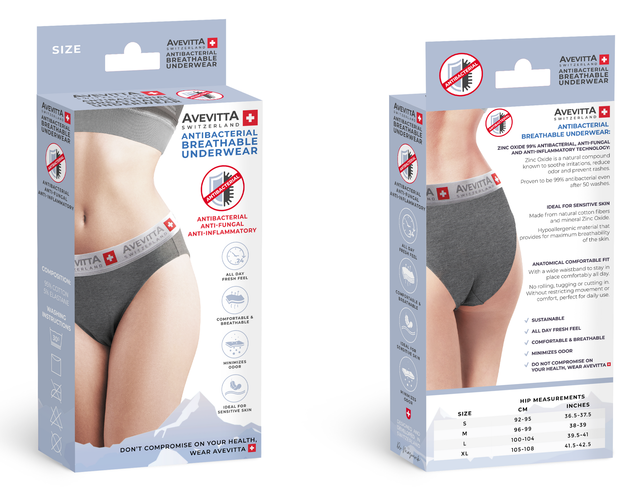 Breathable & Anti-Bacterial skin tight panty 